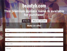 Tablet Screenshot of beautyb.com